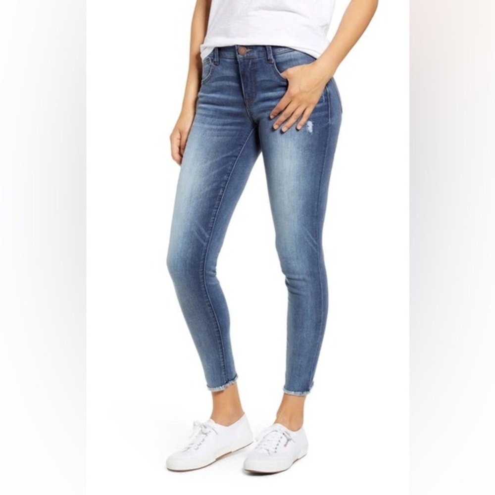 Wit & Wisdom 'Ab'solution High Rise Skinny Distressed Jeans